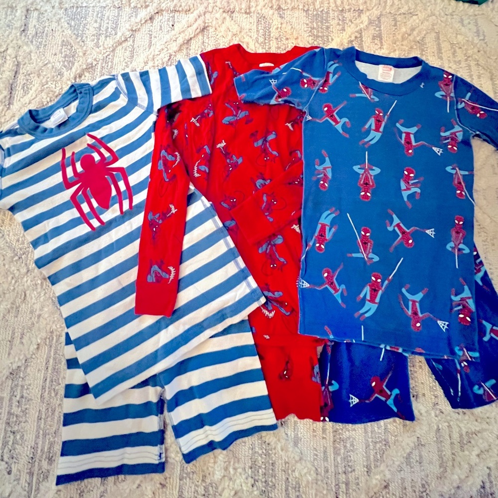 Hanna Andersson Spider-Man Lot Pajamas | size 10